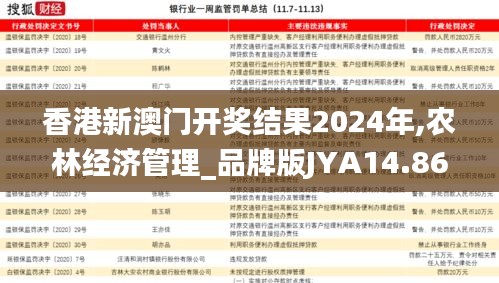 香港新澳门开奖结果2024年,农林经济管理_品牌版JYA14.86