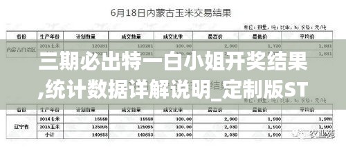 三期必出特一白小姐开奖结果,统计数据详解说明_定制版STQ14.33