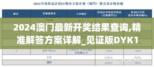 2024澳门最新开奖结果查询,精准解答方案详解_见证版DYK14.42