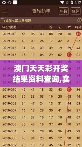 澳门天天彩开奖结果资料查询,实证分析细明数据_同步版QZI5.46