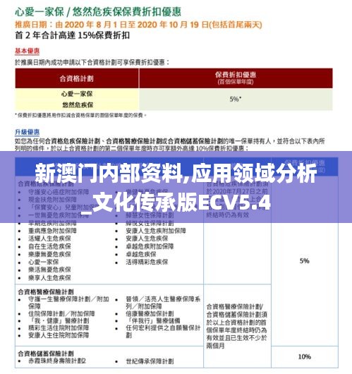 新澳门内部资料,应用领域分析_文化传承版ECV5.4