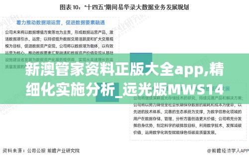 新澳管家资料正版大全app,精细化实施分析_远光版MWS14.83