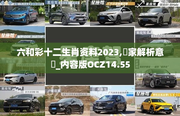 六和彩十二生肖资料2023,專家解析意見_内容版OCZ14.55