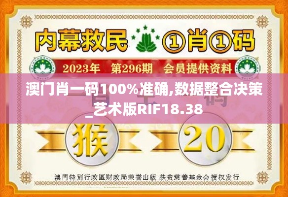 澳门肖一码100%准确,数据整合决策_艺术版RIF18.38