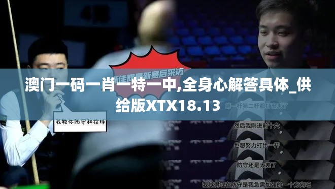 澳门一码一肖一特一中,全身心解答具体_供给版XTX18.13