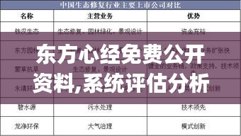 东方心经免费公开资料,系统评估分析_共鸣版WOR18.55