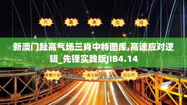 新澳门趾高气场三肖中特图库,高速应对逻辑_先锋实践版JIB4.14