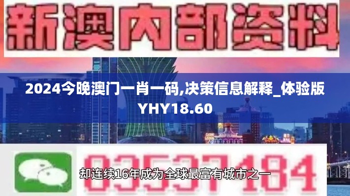 2024今晚澳门一肖一码,决策信息解释_体验版YHY18.60