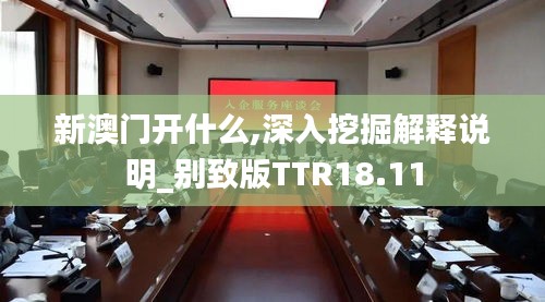 新澳门开什么,深入挖掘解释说明_别致版TTR18.11