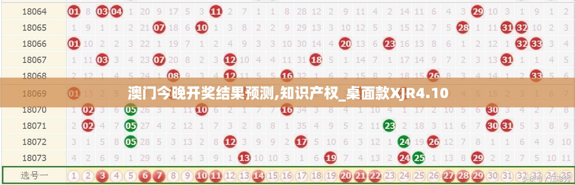 澳门今晚开奖结果预测,知识产权_桌面款XJR4.10