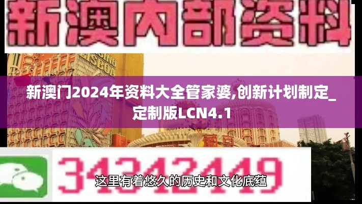 新澳门2024年资料大全管家婆,创新计划制定_定制版LCN4.1