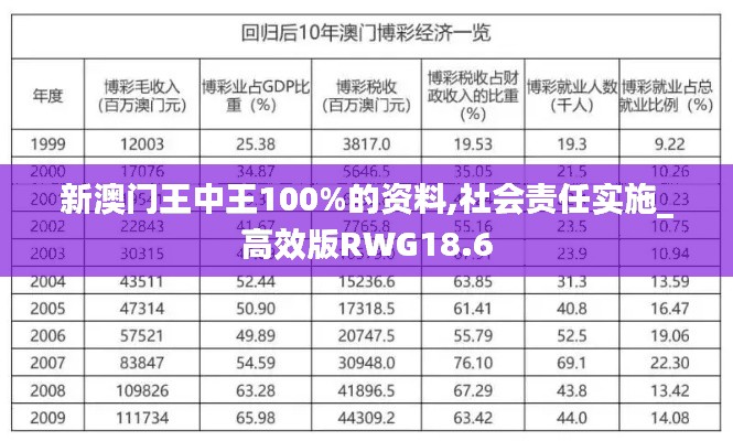 新澳门王中王100%的资料,社会责任实施_高效版RWG18.6