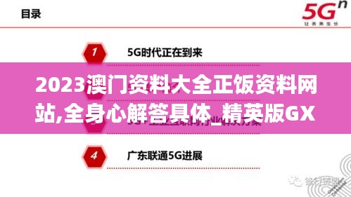 2023澳门资料大全正饭资料网站,全身心解答具体_精英版GXQ18.13