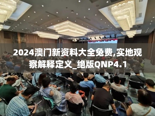 2024澳门新资料大全兔费,实地观察解释定义_绝版QNP4.1