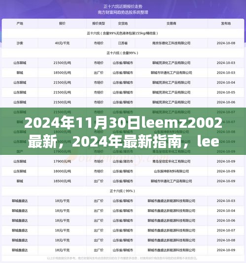 2024年最新leemz2002全攻略，任务完成与技能学习，适合初学者与进阶用户