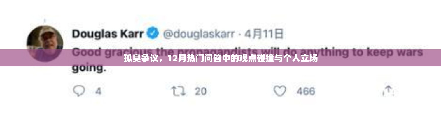 孤臭争议，热门问答中的观点碰撞与个人立场探讨