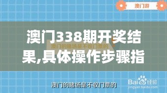 澳门338期开奖结果,具体操作步骤指导_特供版190.254-5