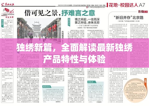 独绣新篇，全面解读产品特性与极致体验