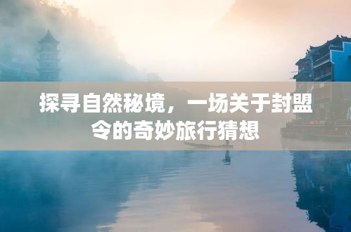 封盟令奇妙之旅，探寻自然秘境的遐想