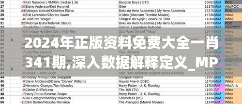 2024年正版资料免费大全一肖341期,深入数据解释定义_MP10.344