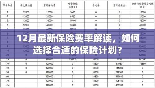 解读最新保险费率，如何挑选最佳保险计划？