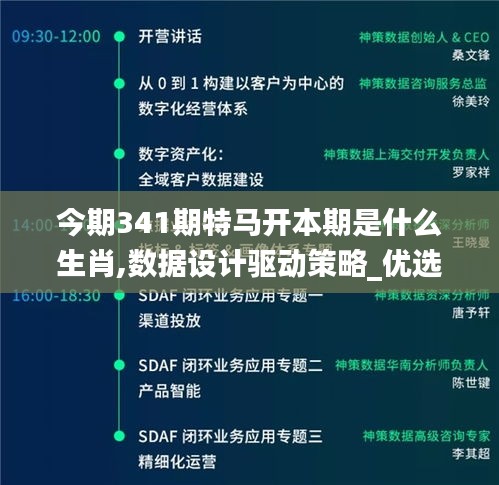 今期341期特马开本期是什么生肖,数据设计驱动策略_优选版7.519