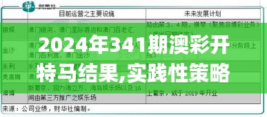 2024年341期澳彩开特马结果,实践性策略实施_娱乐版6.954