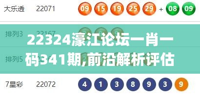22324濠江论坛一肖一码341期,前沿解析评估_T10.381