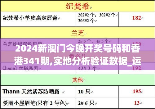 2024新澳门今晚开奖号码和香港341期,实地分析验证数据_运动版3.188
