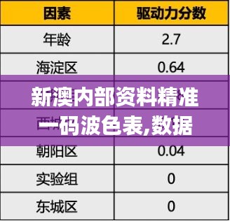 新澳内部资料精准一码波色表,数据驱动计划_zShop4.805
