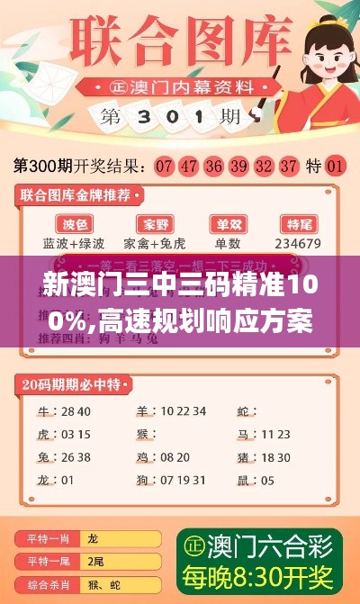 新澳门三中三码精准100%,高速规划响应方案_升级版7.259