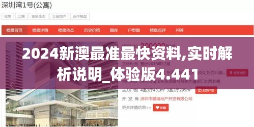 2024新澳最准最快资料,实时解析说明_体验版4.441