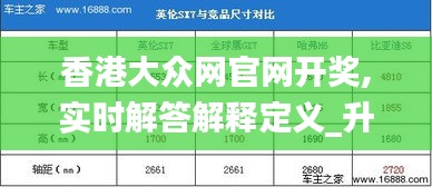 香港大众网官网开奖,实时解答解释定义_升级版2.158