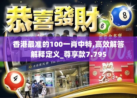 香港最准的100一肖中特,高效解答解释定义_尊享款7.795