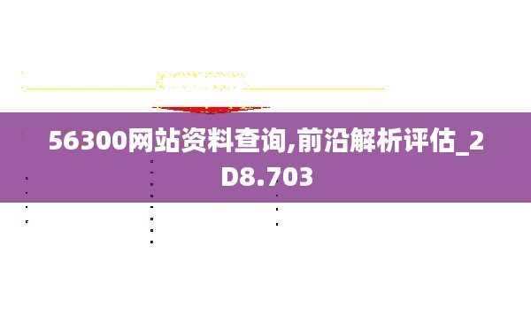 56300网站资料查询,前沿解析评估_2D8.703