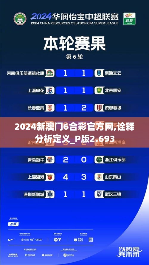 2024新澳门6合彩官方网,诠释分析定义_P版2.693