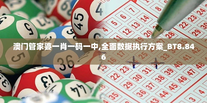 澳门管家婆一肖一码一中,全面数据执行方案_BT8.846