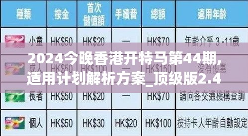 2024今晚香港开特马第44期,适用计划解析方案_顶级版2.413