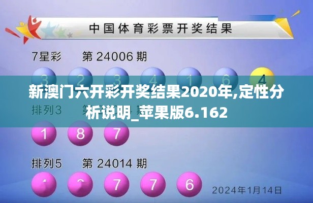 新澳门六开彩开奖结果2020年,定性分析说明_苹果版6.162