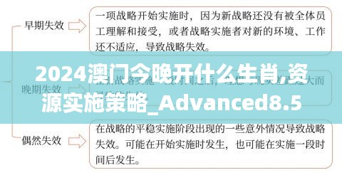 2024澳门今晚开什么生肖,资源实施策略_Advanced8.587
