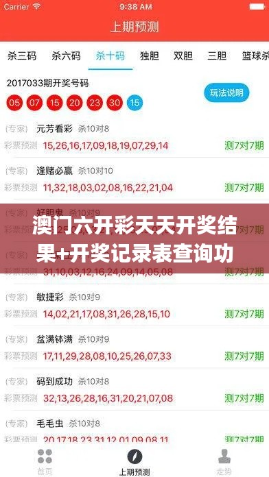 澳门六开彩天天开奖结果+开奖记录表查询功能介绍,时代说明评估_DX版6.500