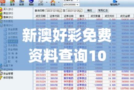 新澳好彩免费资料查询100期,实时解答解析说明_钻石版13.878