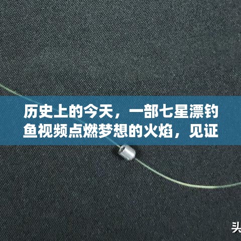 七星漂钓鱼视频点燃梦想之火，历史见证力量与幽默的魅力
