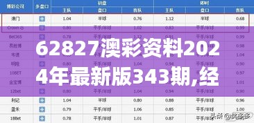 62827澳彩资料2024年最新版343期,经验解答解释落实_粉丝款8.102