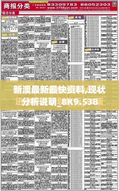 新澳最新最快资料,现状分析说明_8K9.538