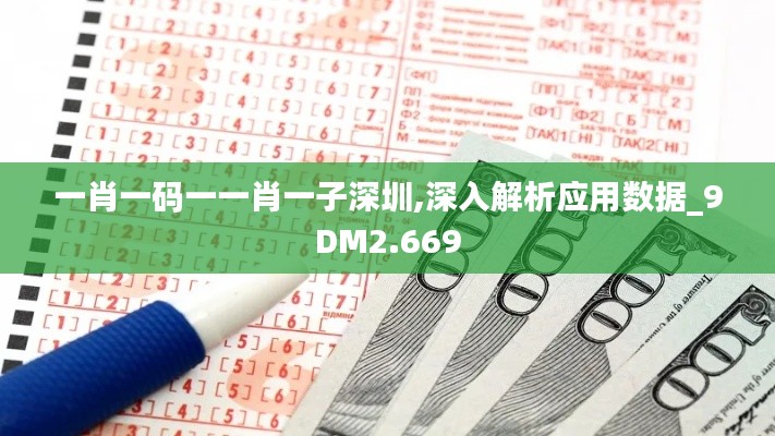 一肖一码一一肖一子深圳,深入解析应用数据_9DM2.669