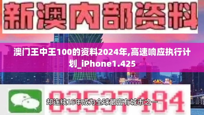 澳门王中王100的资料2024年,高速响应执行计划_iPhone1.425
