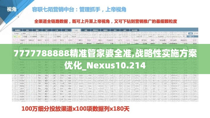 7777788888精准管家婆全准,战略性实施方案优化_Nexus10.214