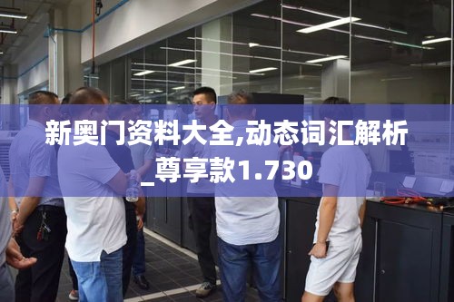 新奥门资料大全,动态词汇解析_尊享款1.730