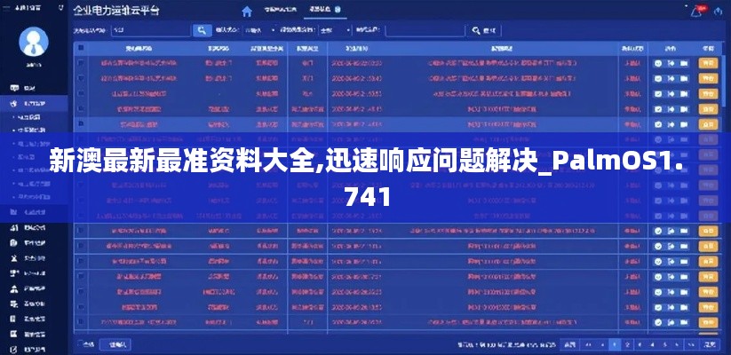 新澳最新最准资料大全,迅速响应问题解决_PalmOS1.741